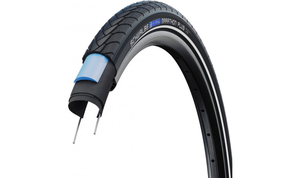 Tire 28" Schwalbe Marathon Plus HS440 Perf Wired 50-622 / 28x2.00 Reflex - 1