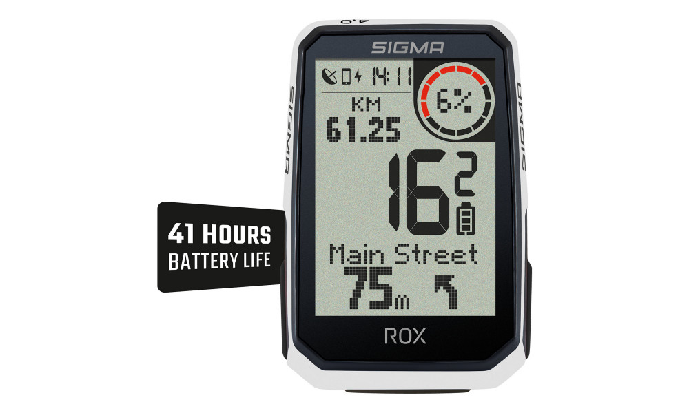 ????????????? SIGMA ROX 4.0 Endurance GPS White - 5