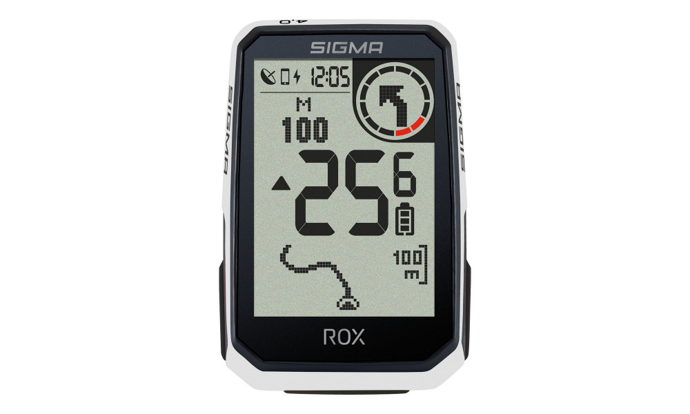 Bike computer SIGMA ROX 4.0 Endurance GPS White HR Set - 2