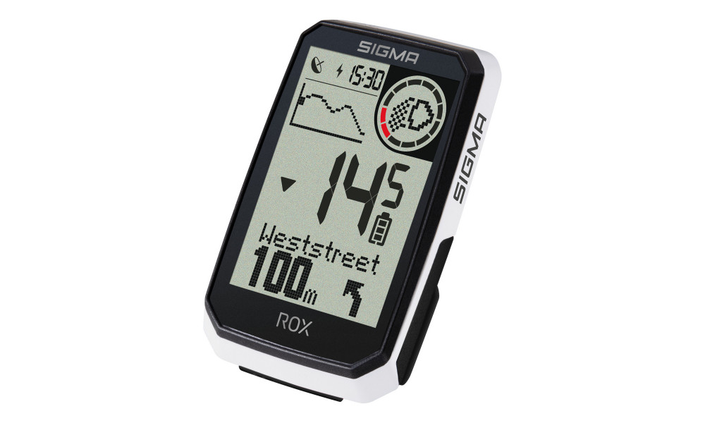 ????????????? SIGMA ROX 4.0 Endurance GPS White HR Set - 4