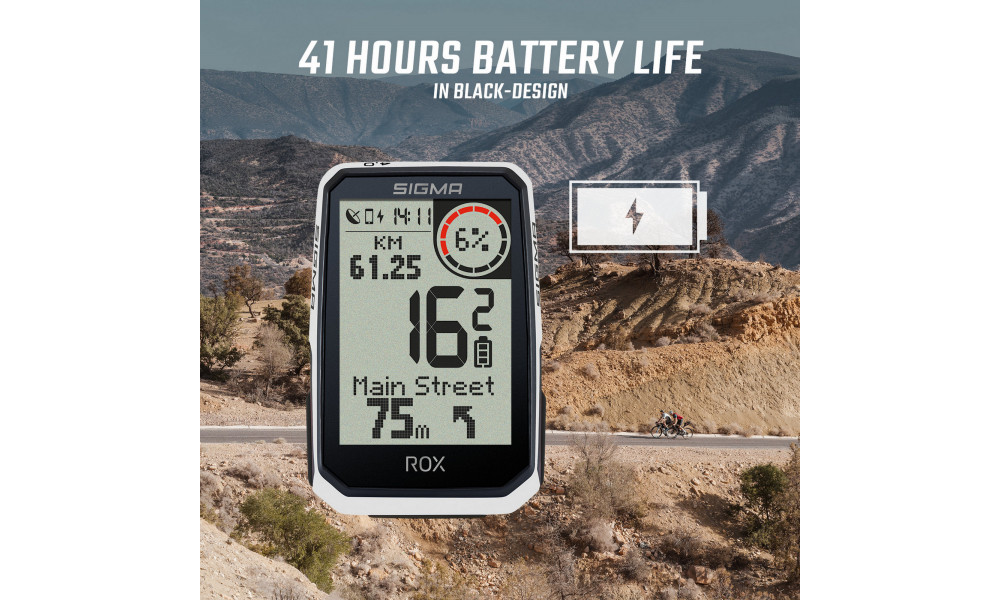 ????????????? SIGMA ROX 4.0 Endurance GPS White HR Set - 5
