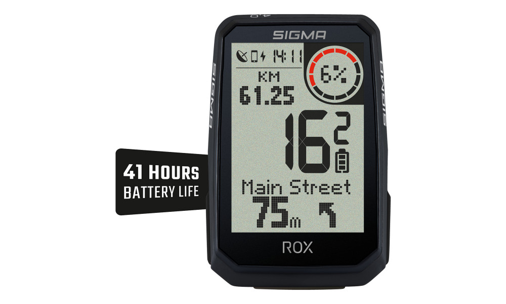Велокомпьютер SIGMA ROX 4.0 Endurance GPS Black Sensor Set - 2