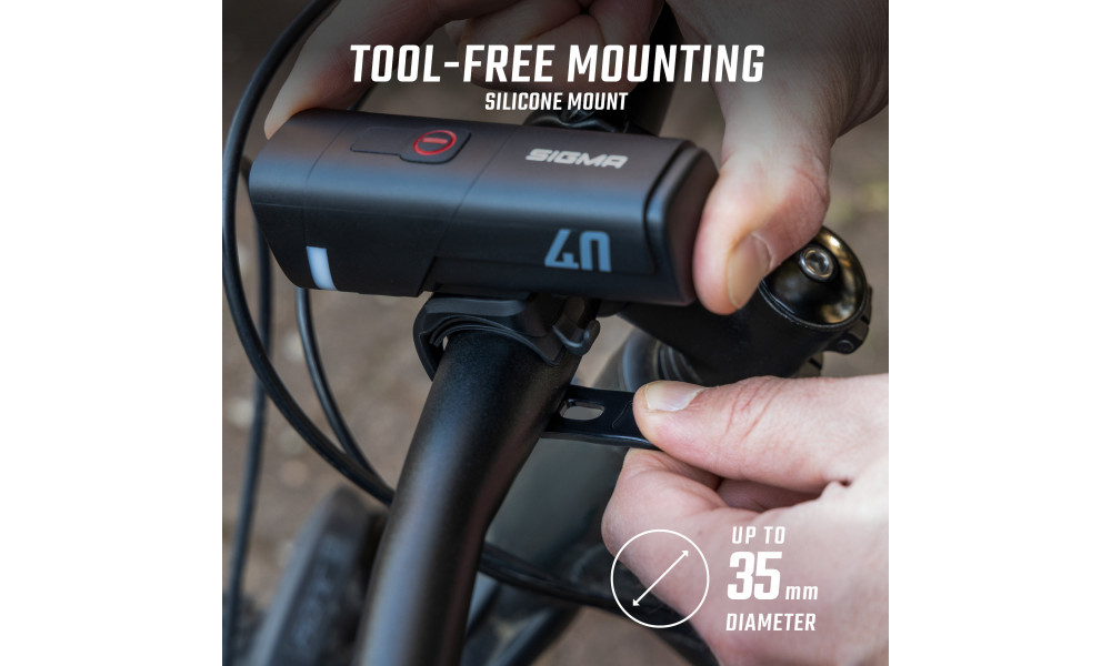 Передняя лампа Sigma AURA 40 USB - 11