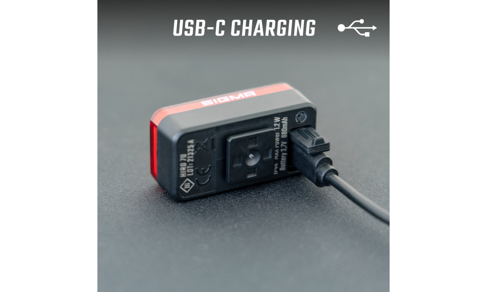 Задняя лампа Sigma Hiro 70 USB - 6