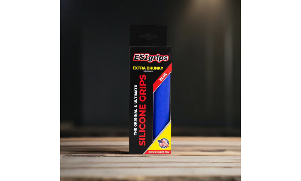 Ручки руля ESI Extra Chunky blue - 2