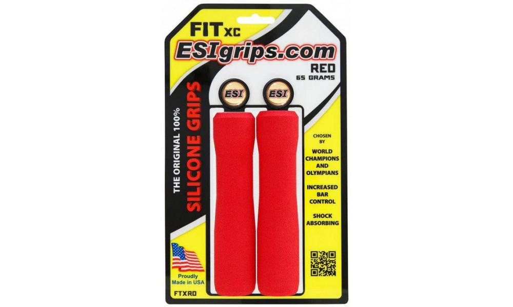 Ручки руля ESI FIT XC red 