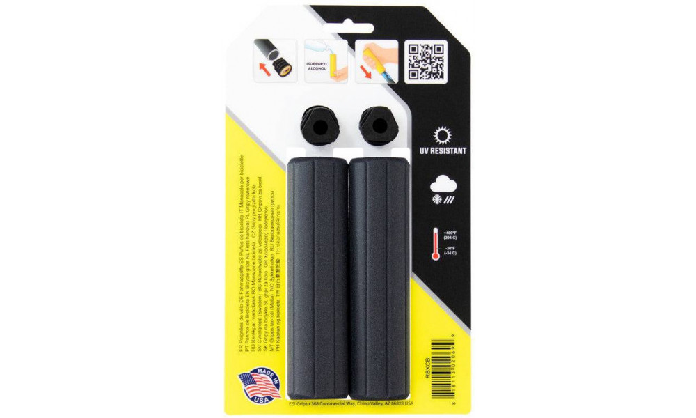 Ручки руля ESI Ribbed Extra Chunky black - 2