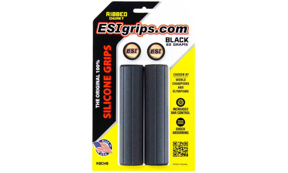 Vairo rankenėlės ESI Ribbed Chunky black - 1