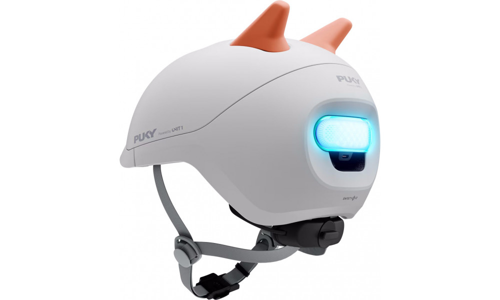 Helmet PUKY Sparky Junior + lamp grey - 2