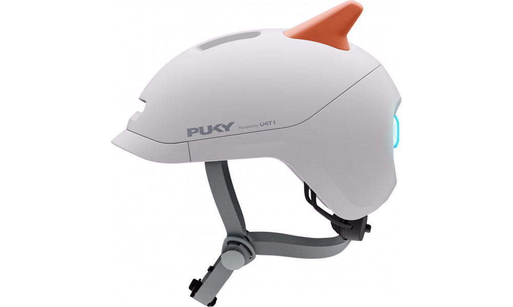 Helmet PUKY Sparky Junior + lamp grey - 4