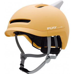 Helmet PUKY Sparky Junior + lamp corn yellow