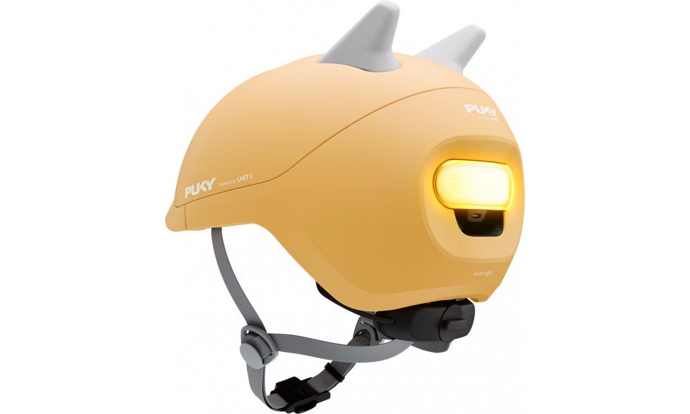 Helmet PUKY Sparky Junior + lamp corn yellow - 2