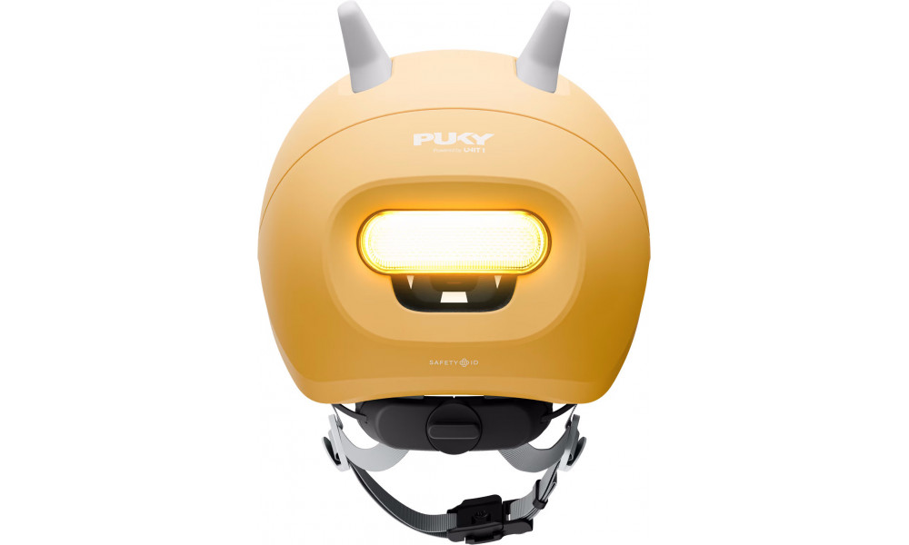 Helmet PUKY Sparky Junior + lamp corn yellow - 3