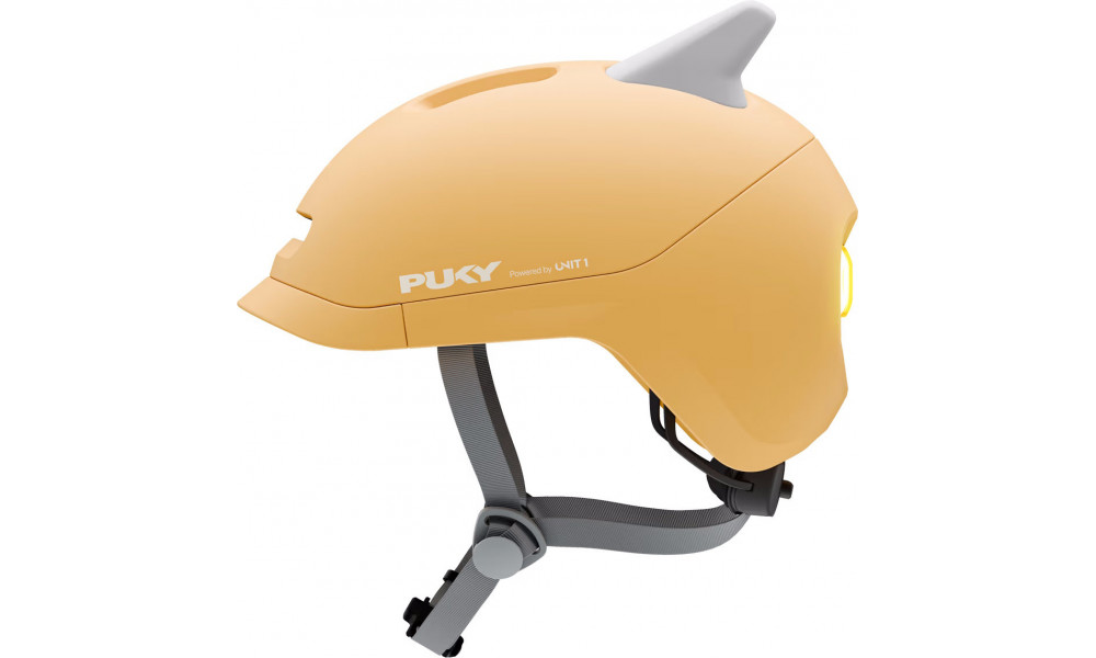 Helmet PUKY Sparky Junior + lamp corn yellow - 4