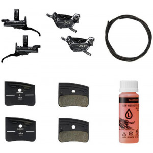 Дисковые гидравлические тормоза передние и задние Shimano XT BL-M8200 (L) + BR-M8220