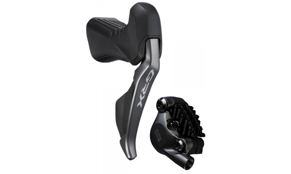 Дисковые гидравлические тормоза задниe Shimano GRX Di2 ST-RX815(L) + BR-RX820 (R) hydraulic fl 