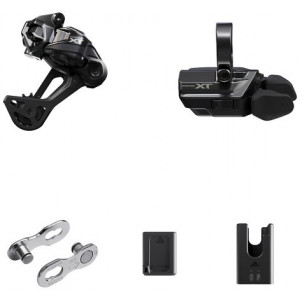 Drivetrain upgrade kit Shimano XT Di2 RD-M8250 SGS + SW-M8250-R clamp 1x12-speed