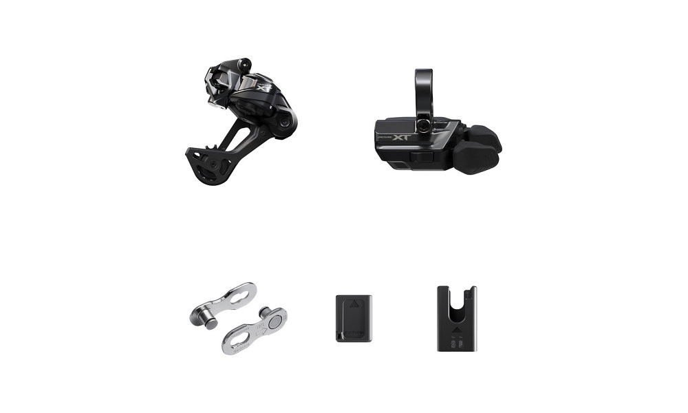 Drivetrain upgrade kit Shimano XT Di2 RD-M8250 SGS + SW-M8250-R clamp 1x12-speed 