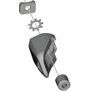 Shifter service kit Shimano SW-M9250-R Lever Y Unit