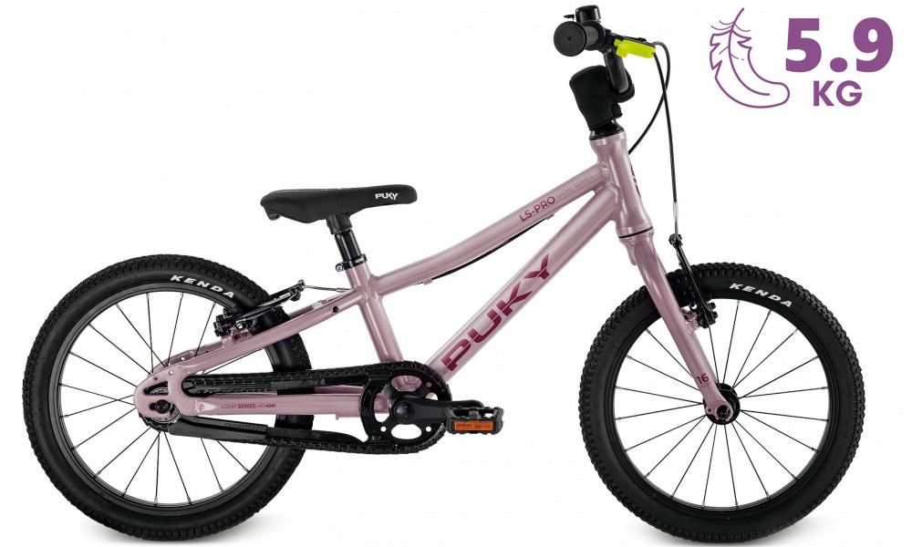 Bicycle PUKY LS-PRO 16 Alu pearl pink/anthracite - 3