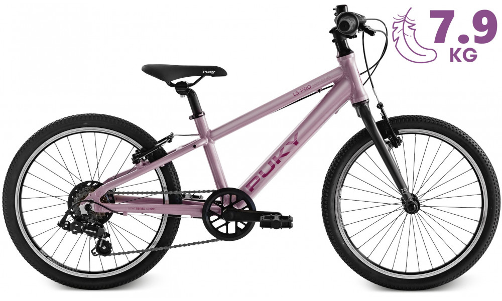 Bicycle PUKY LS-PRO 20-7 Alu pearl pink/anthracite - 3
