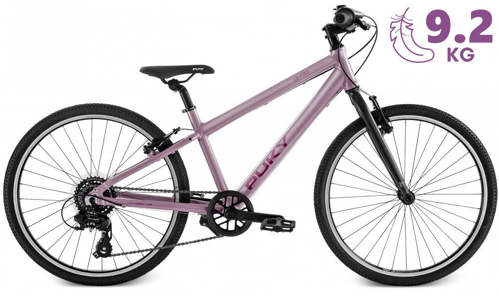 Bicycle PUKY LS-PRO 24-8 Alu pearl pink/anthracite - 3