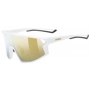 Glasses Uvex skyryse white matt / mirror gold