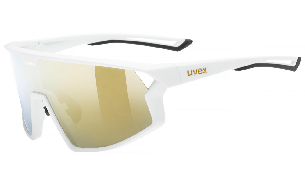 Glasses Uvex skyryse white matt / mirror gold - 1