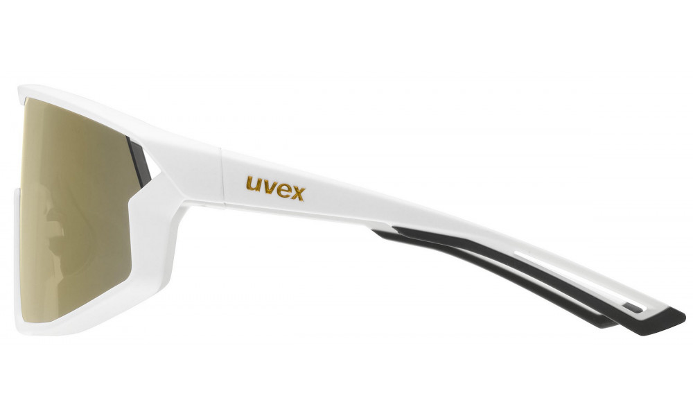 Очки Uvex skyryse white matt / mirror gold - 2