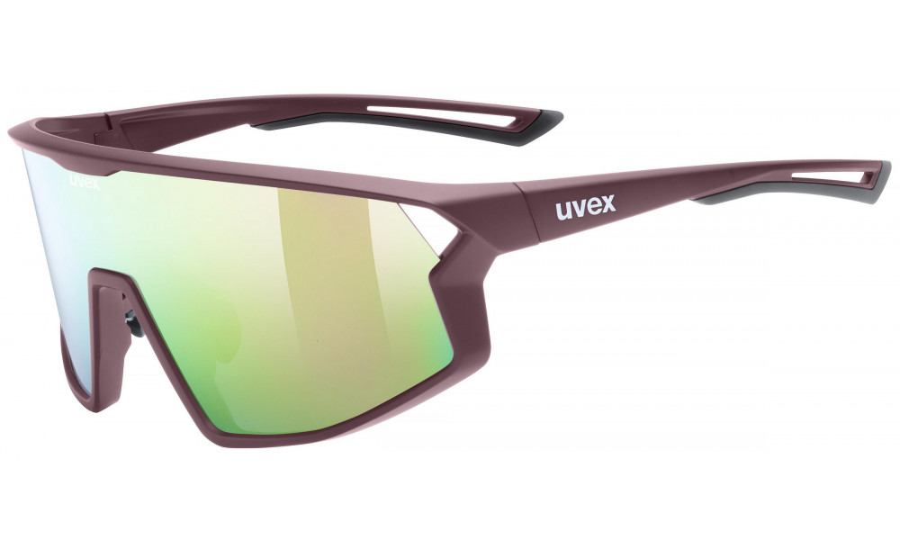 Glasses Uvex skyryse burgundy matt / mirror rose - 1