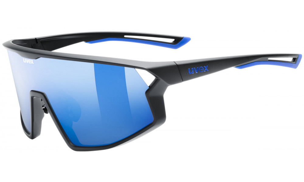 Очки Uvex skyryse black matt / mirror blue - 1