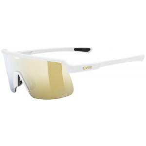 Glasses Uvex dyrt white matt / mirror gold
