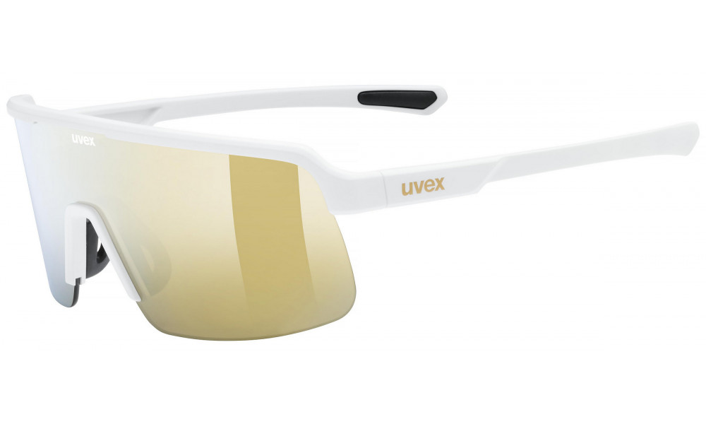 Glasses Uvex dyrt white matt / mirror gold - 1
