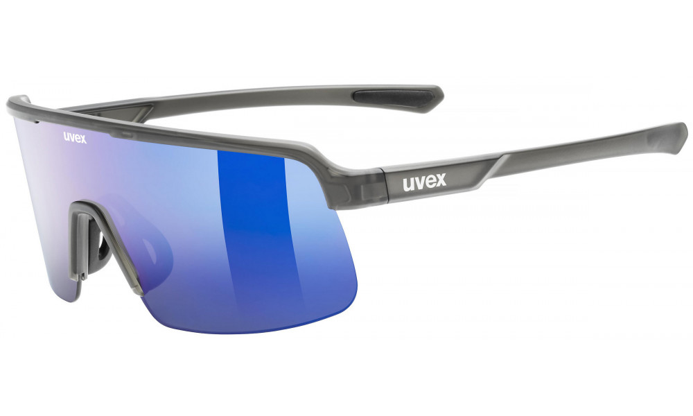 Glasses Uvex dyrt smoke matt / mirror blue - 1