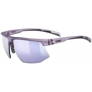 Glasses uvex aerios s purple matt trans / mirror purple