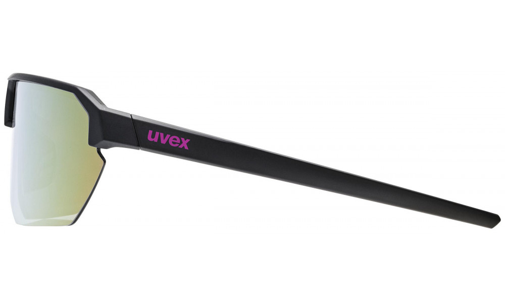 Glasses uvex vectiv black matt / mirror pink - 2