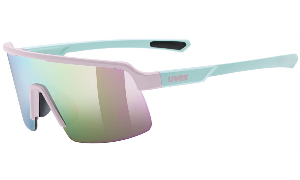 Glasses uvex dyrt jr. pink-green matt / mirror pink - 1