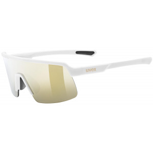 Glasses uvex dyrt jr. white matt / mirror gold