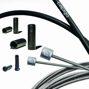 Комплект тросов переключателя Capgo BL Double(2x) ECO stainless Shimano/Sram Road & MTB black