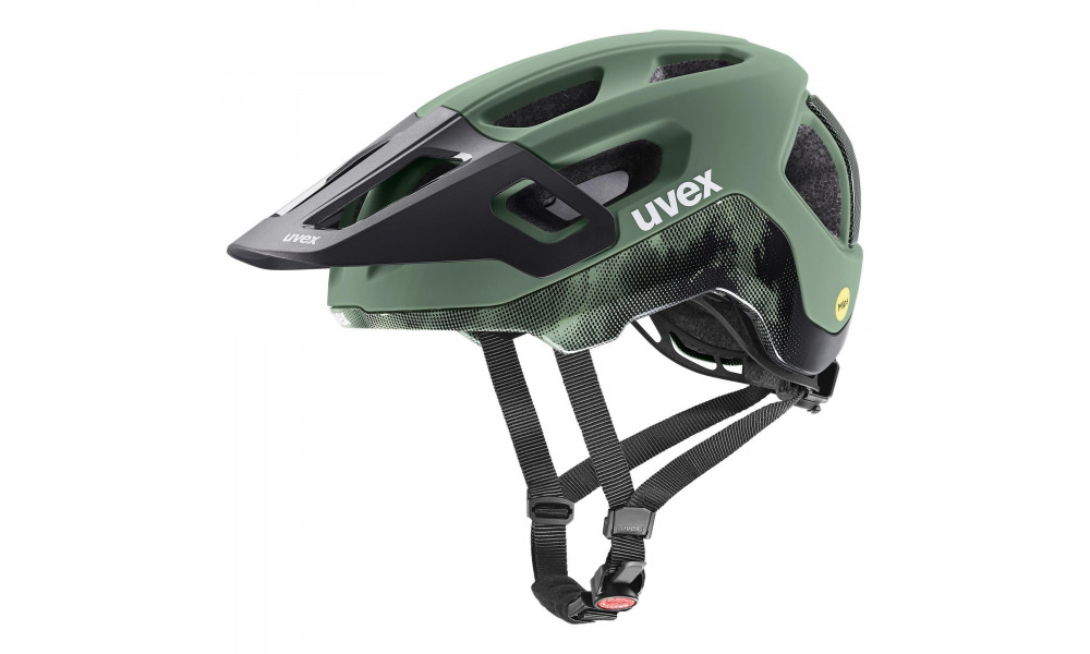 Helmet Uvex react MIPS moss green-black matt - 1