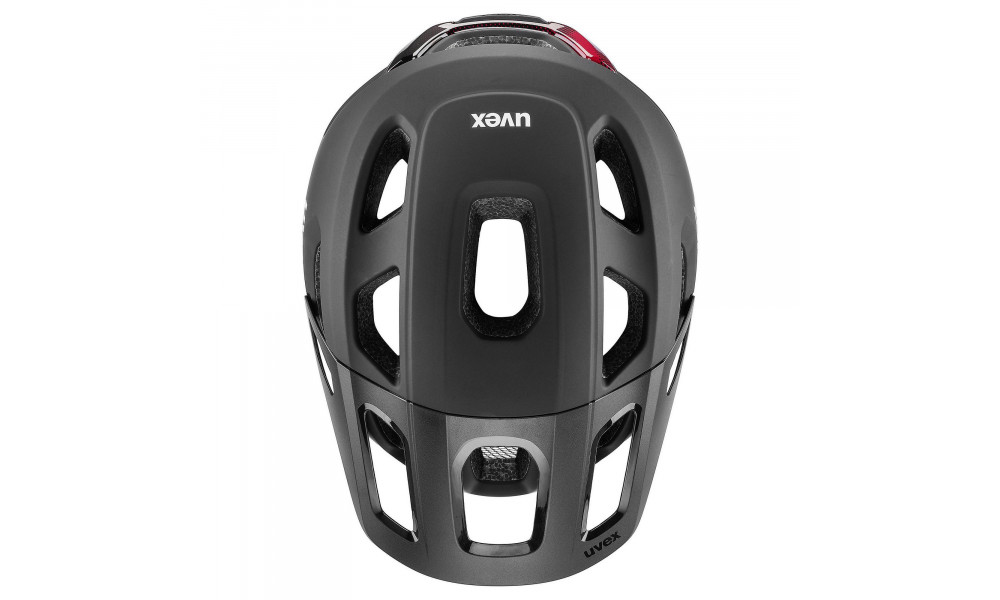Helmet Uvex react MIPS black-ruby red matt - 2