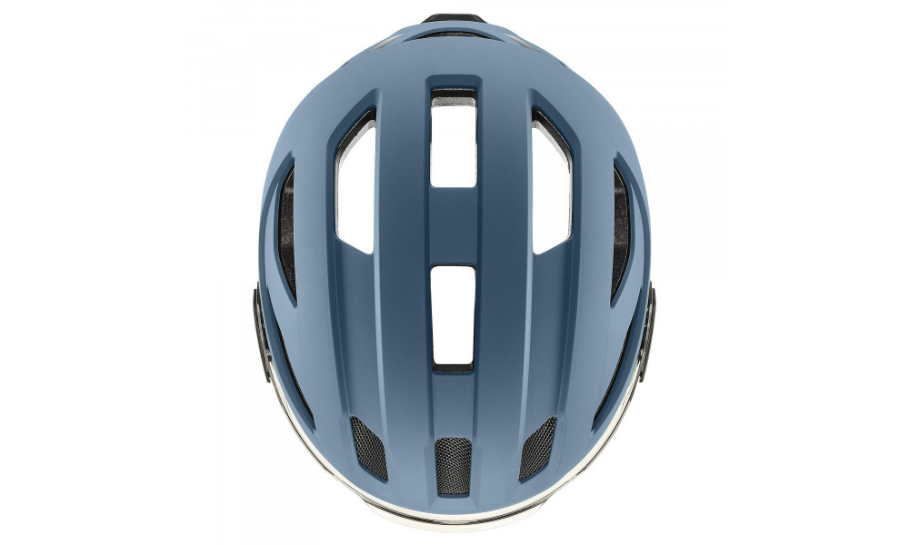 Шлем Uvex stride visor stone blue matt - 2