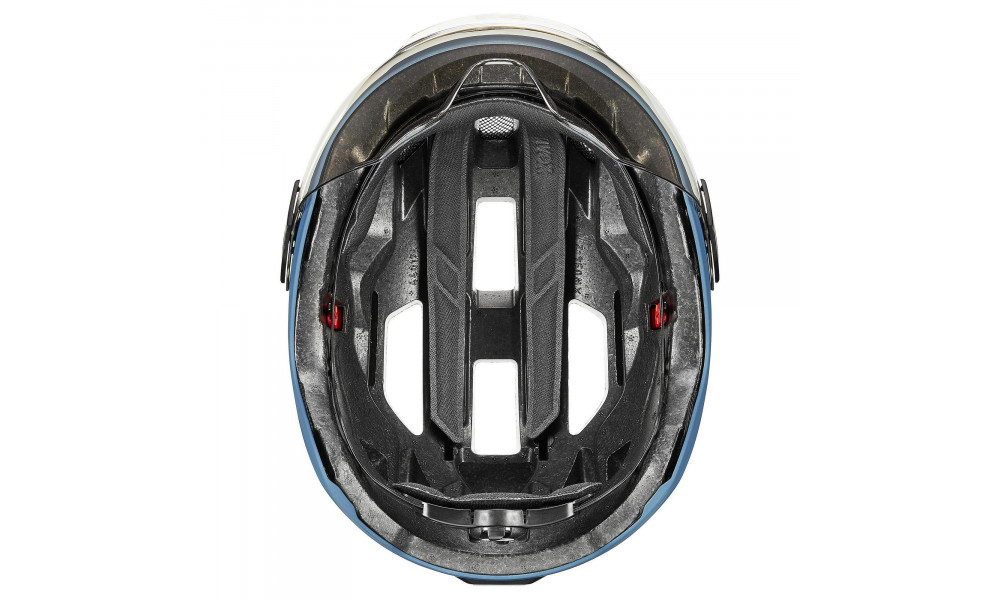 Шлем Uvex stride visor stone blue matt - 5