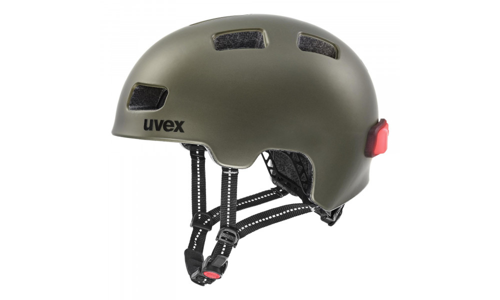 Helmet Uvex city 4 green smoke matt - 3