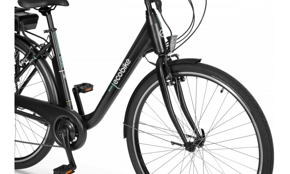Электрический велосипед Ecobike Basic 28" 2026 black - 10