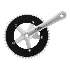 Front crankset Sturmey-Archer 170mm 1-speed silver