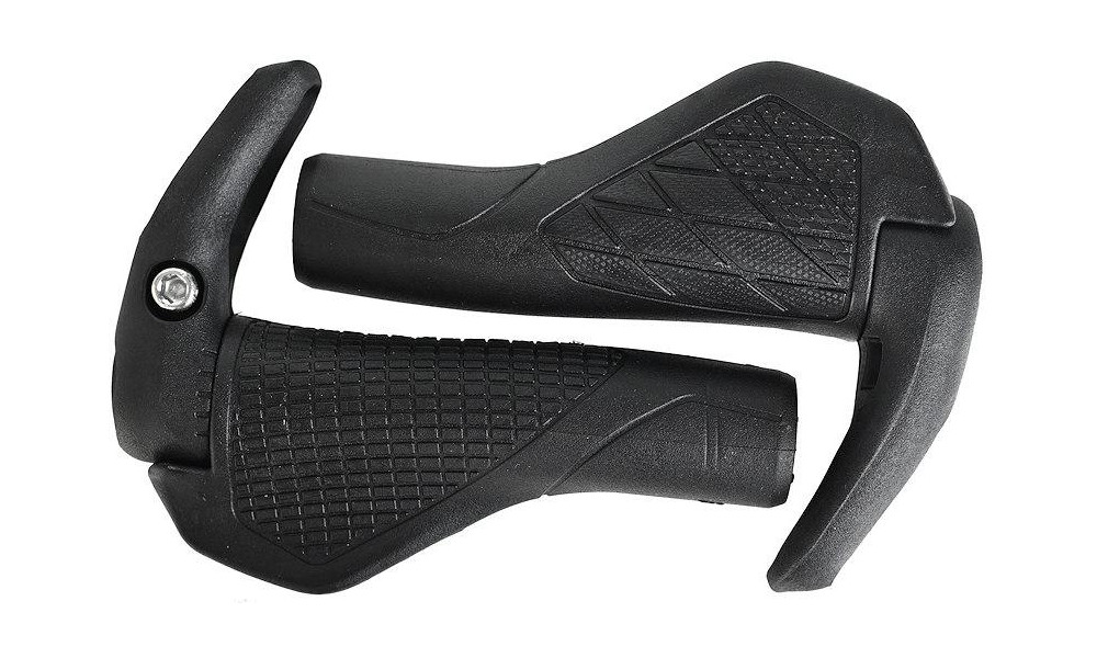 Ручки руля ProX GP-230 143mm Ergo Lock-on black - 1