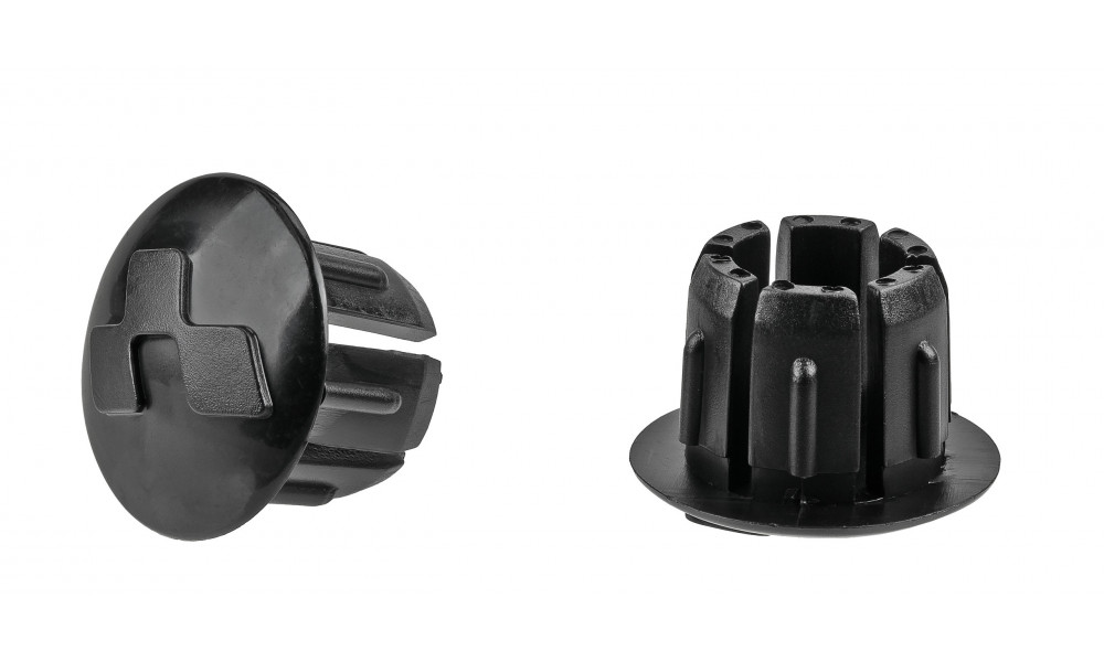 Handlebar end plugs Cube Roadrace black 