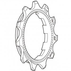 Звездочка Shimano DEORE XT CS-M760 9-speed 11T