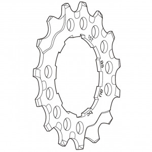 Звездочка Shimano DEORE XT CS-M760 9-speed 15T